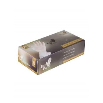 بيس باك قفازات مصنوعة من الفينيل شفاف XLarge